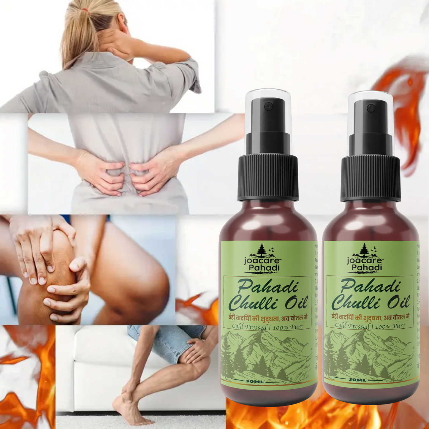 Pahadi Joint Pain Relief & Massage Oil ( BUY 1 GET 1 FREE)