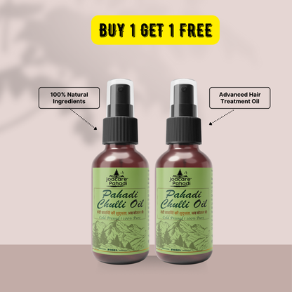 Joacare® Pahadi Chulli Oil – 5000-Year-Old Kinnauri Remedy for Hair Regrowth ( BUY 1 GET 1 FREE)