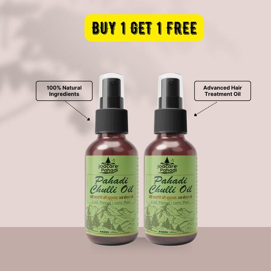 Joacare® Pahadi Chulli Oil – 5000-Year-Old Kinnauri Remedy for Hair Regrowth ( BUY 1 GET 1 FREE)