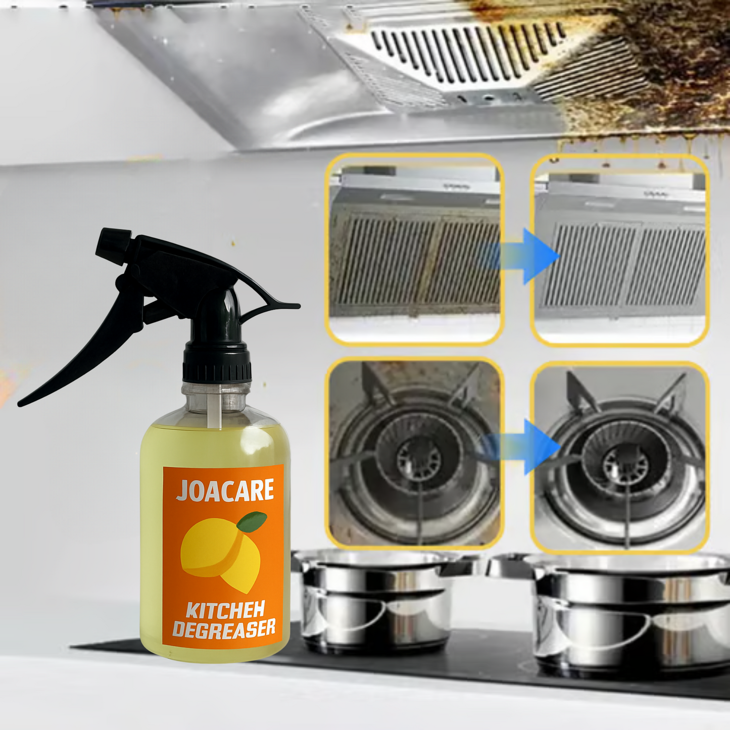 Revolutionary Kitchen Degreaser Spray: Effortlessly Eliminate Stubborn Grease & Grime! BUY 1 GET 1 FREE